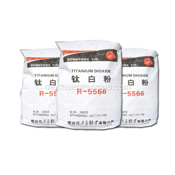 Titan-Dioxid R-5566 weißes Pigmentpulver Rutil